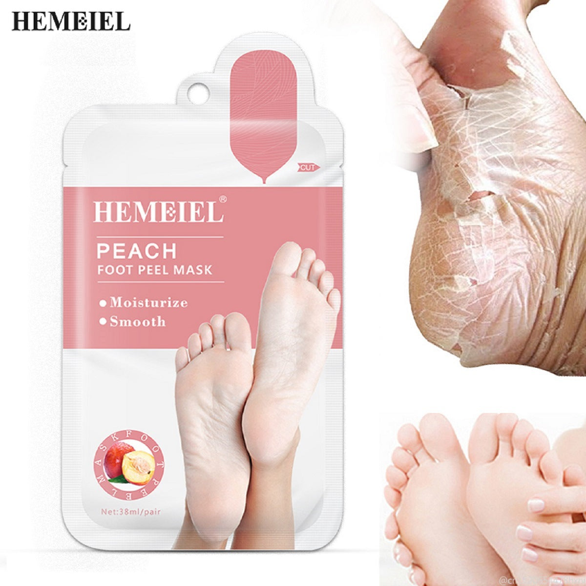 Exfoliating Hydrating Foot Mask for Dead Skin Removal