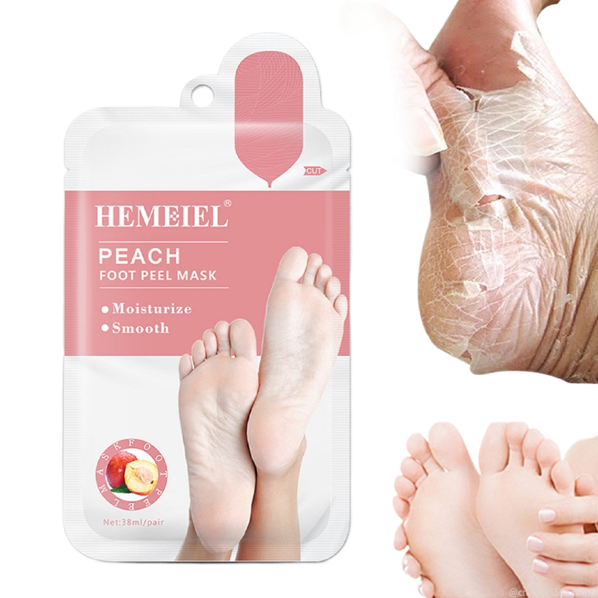 Exfoliating Hydrating Foot Mask for Dead Skin Removal