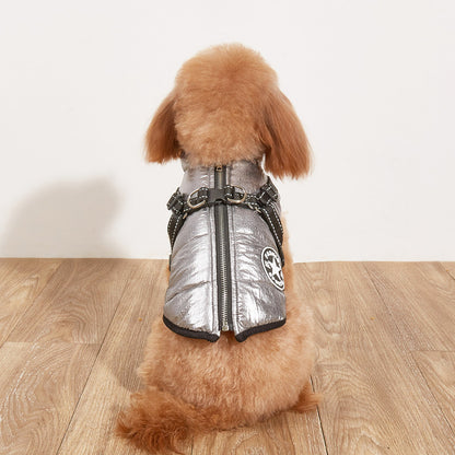 Pet clothes for keeping dogs warm in autumn and winter - cotton dog coats