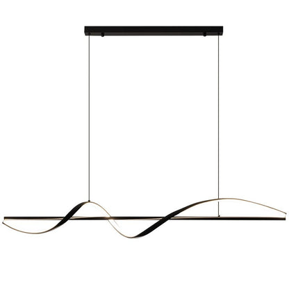 Modern LED Chandelier for Dining Room with Adjustable Height