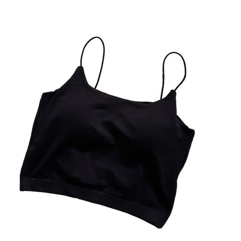 Hollow Back Camisole with Fixed Cup