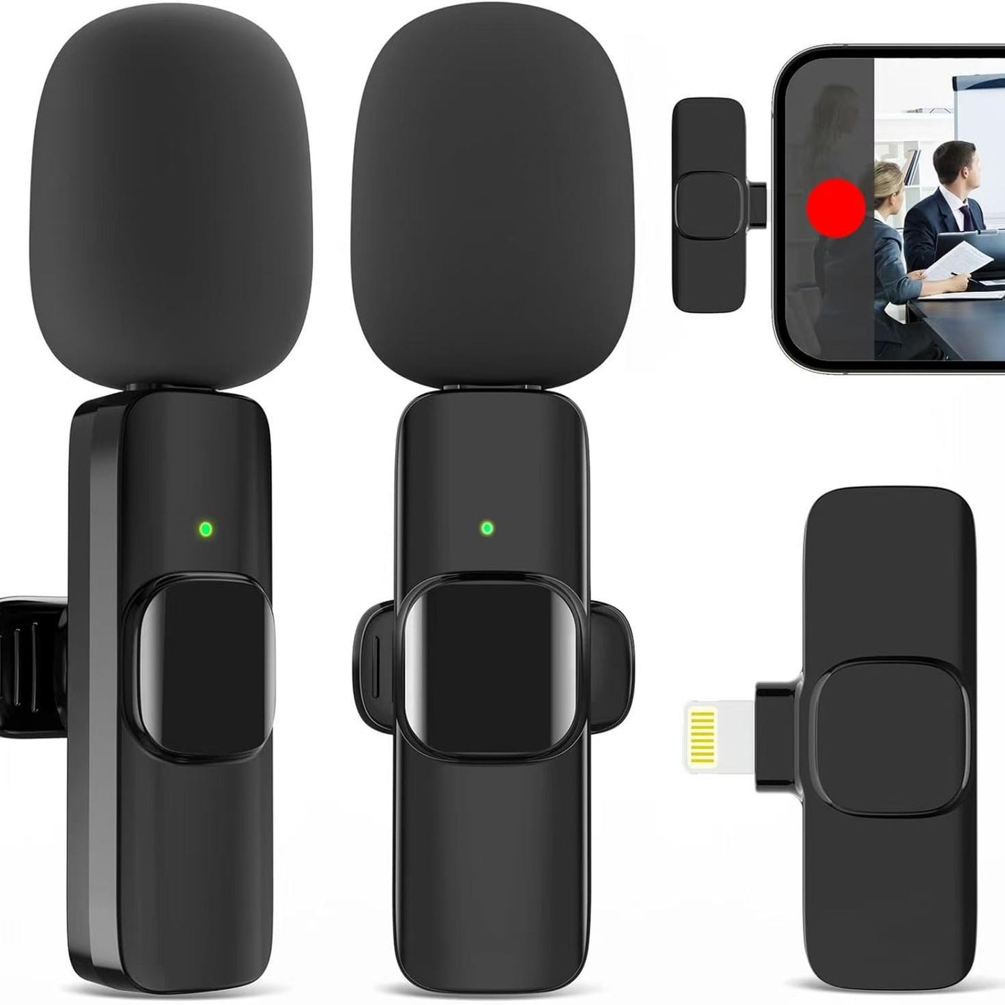 Wireless lavaliers microphone